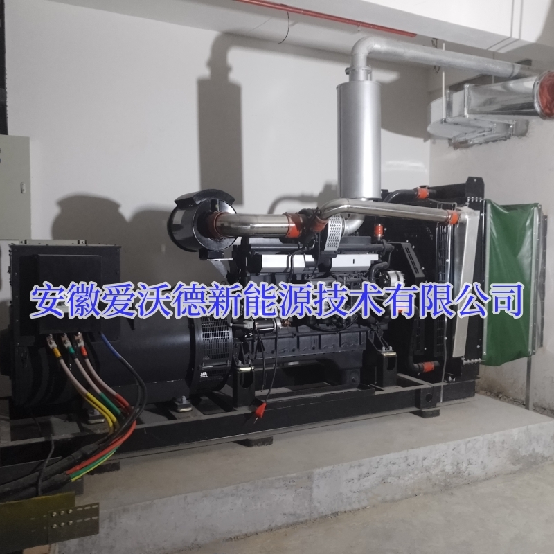 安徽涡阳某地产项目400KW发电机组安装完成